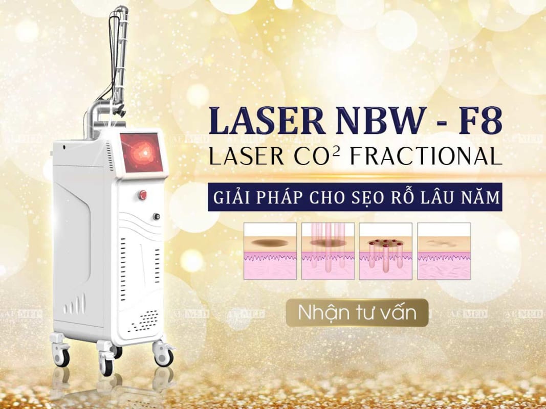 Công nghệ laser CO2 Fractional NBW-F8